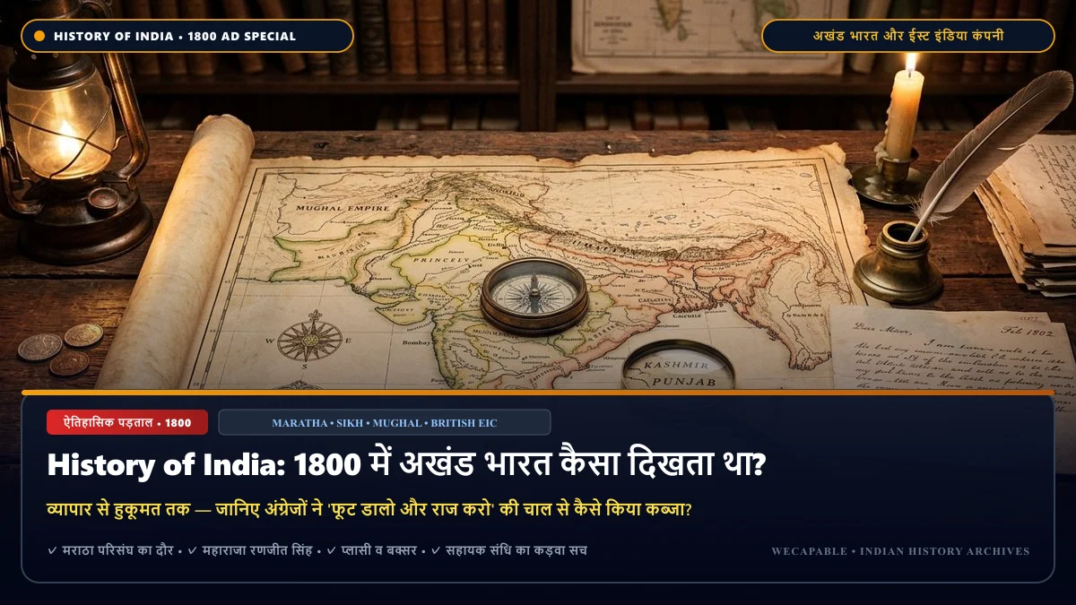 History of India: 1800 में अखंड भारत कैसा दिखता था? अंग्रेजों ने कैसे किया कब्जा?