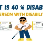 What is the PwD 40 percent disability category?