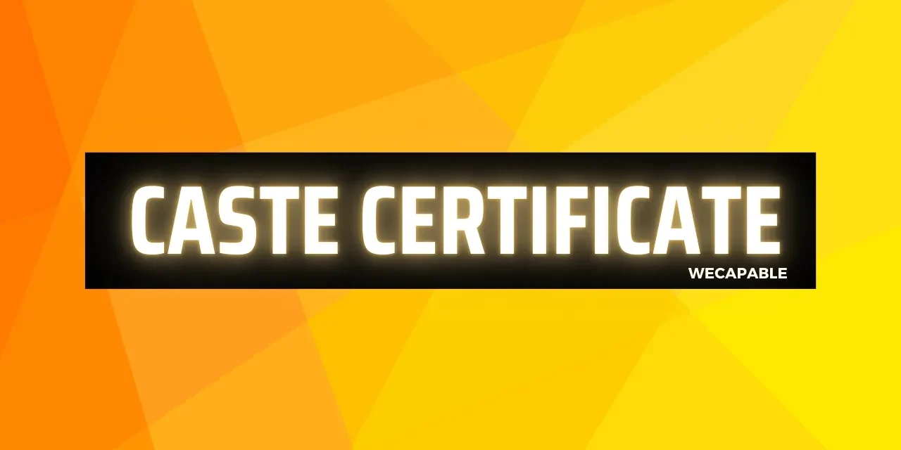 Caste Certificate