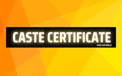 Caste Certificate