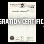 Migration Certificate